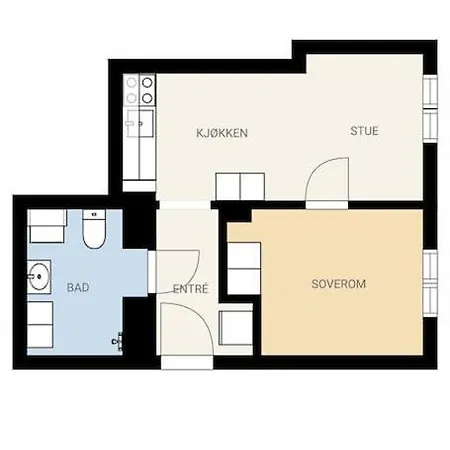 Classic Oslo-appartment Apartman